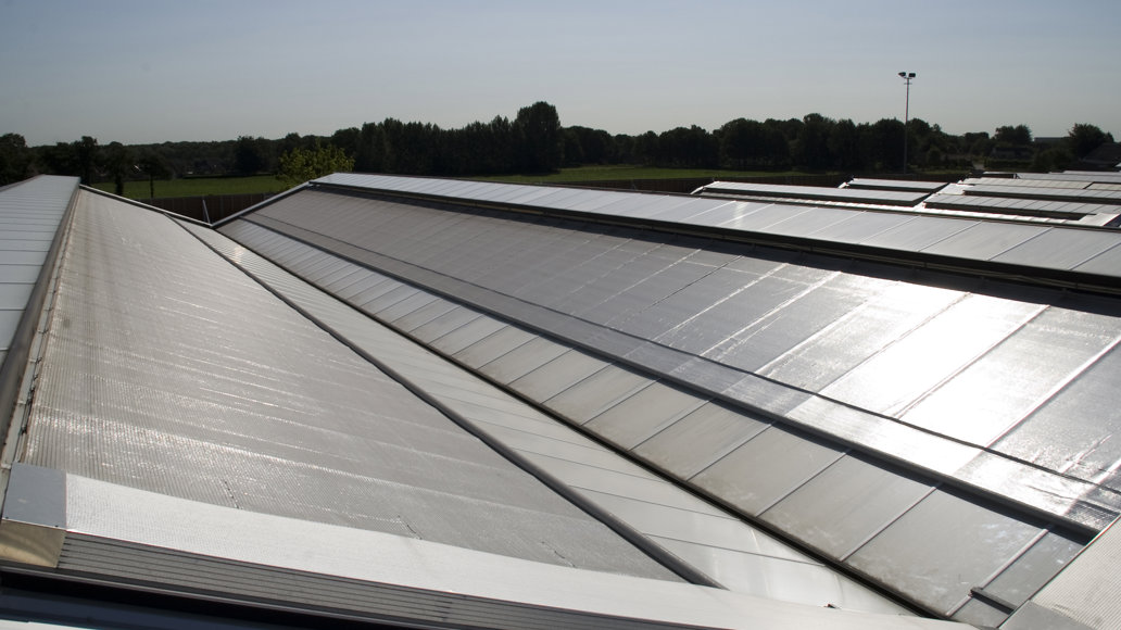 roof of a garden centre