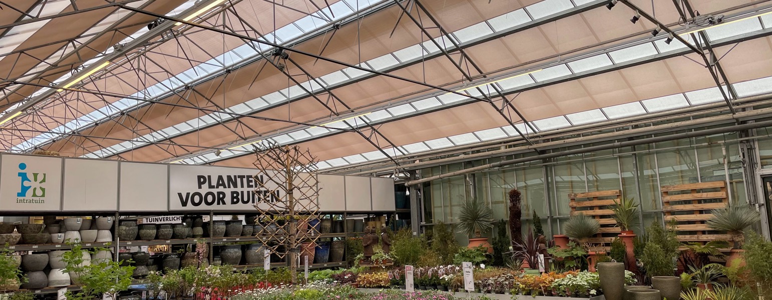 garden centre inside with plants