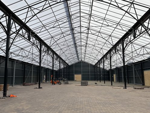 garden centre under construction